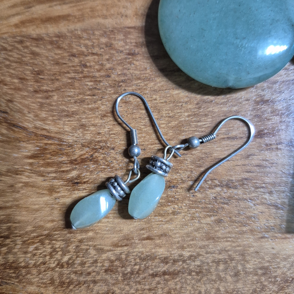 Elegant Teal Drop Earrings